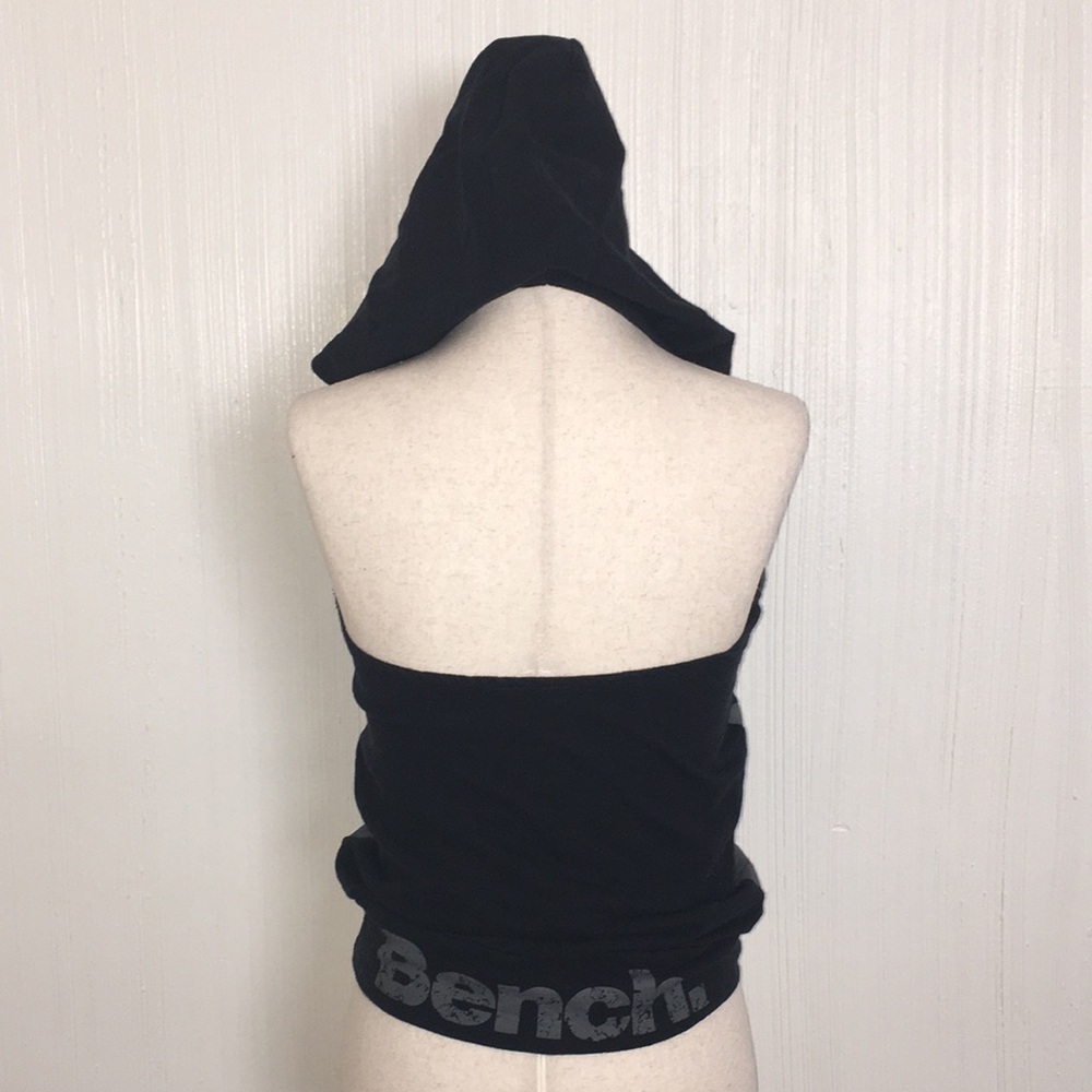 NEW Bench backless hooded black grey tank sun ray top XS - rave burning man - Picture 3 of 8